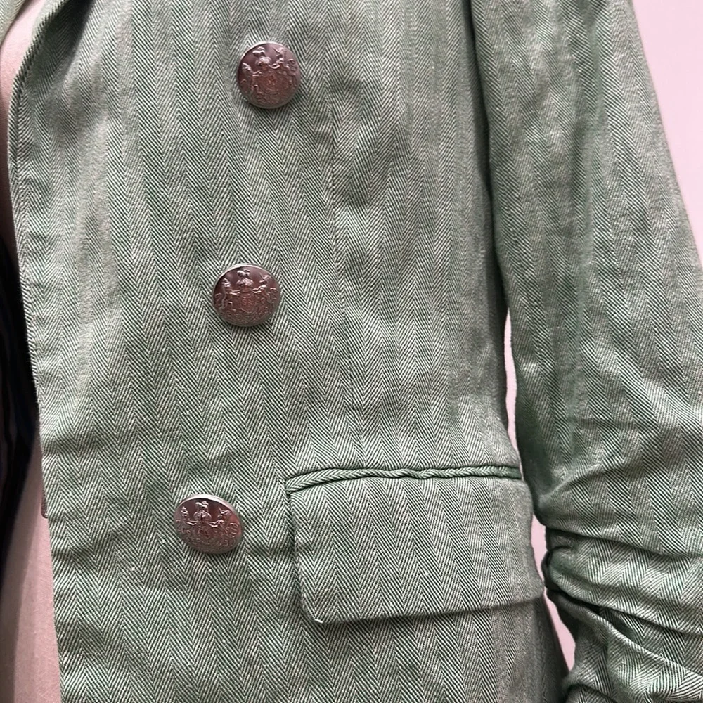Veronica Beard Beacon Blazer Green 0 - Picture 6 of 11